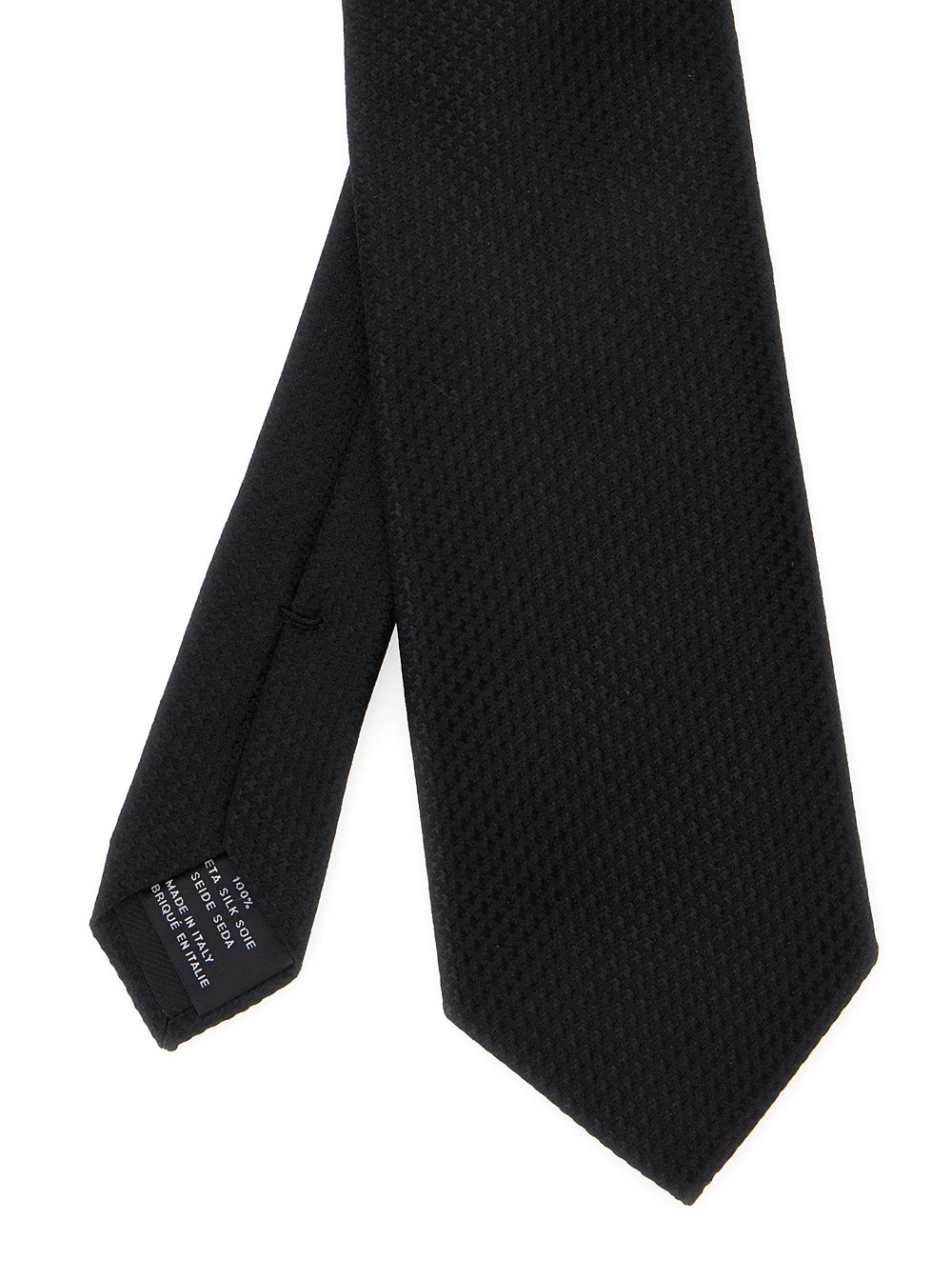 Cravatta Black Silk Papillon And Ties