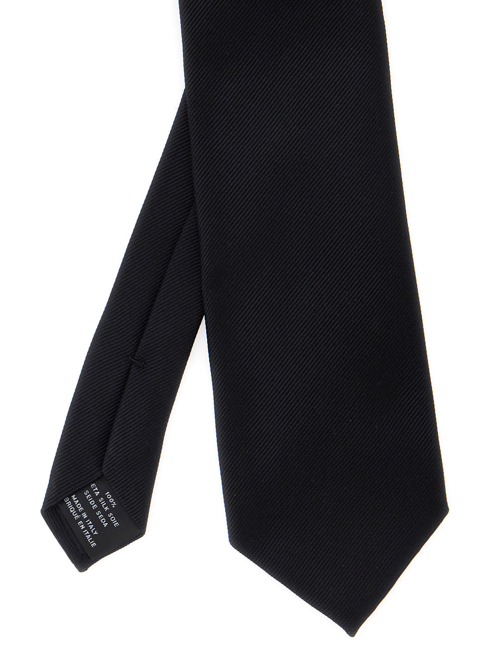 Cravatta Black Silk Papillon And Ties