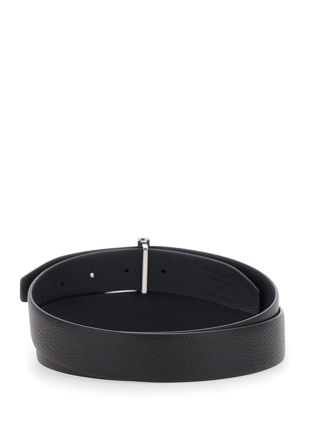 3cm Soft Grainy Leather Brown Calf Belt