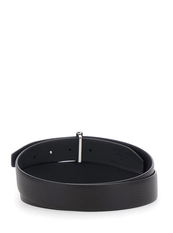 3cm Soft Grainy Leather Brown Calf Belt