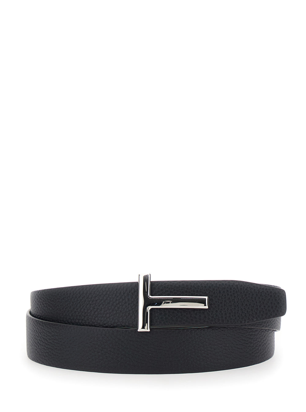 3cm Soft Grainy Leather Brown Calf Belt