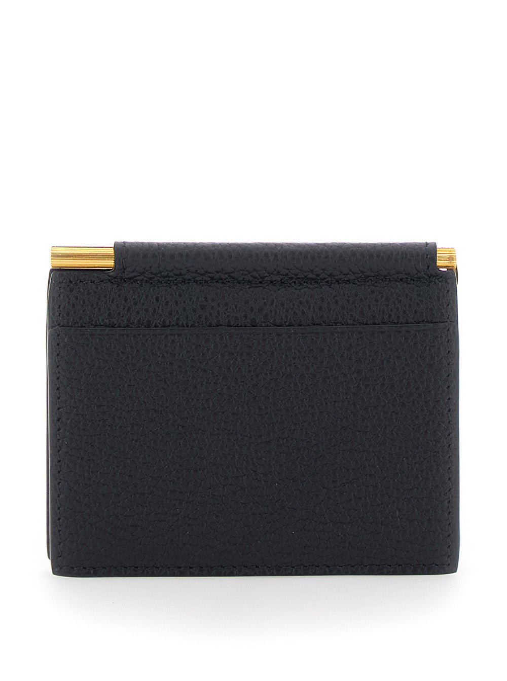 Clip Bifold Black Calf Leather Products