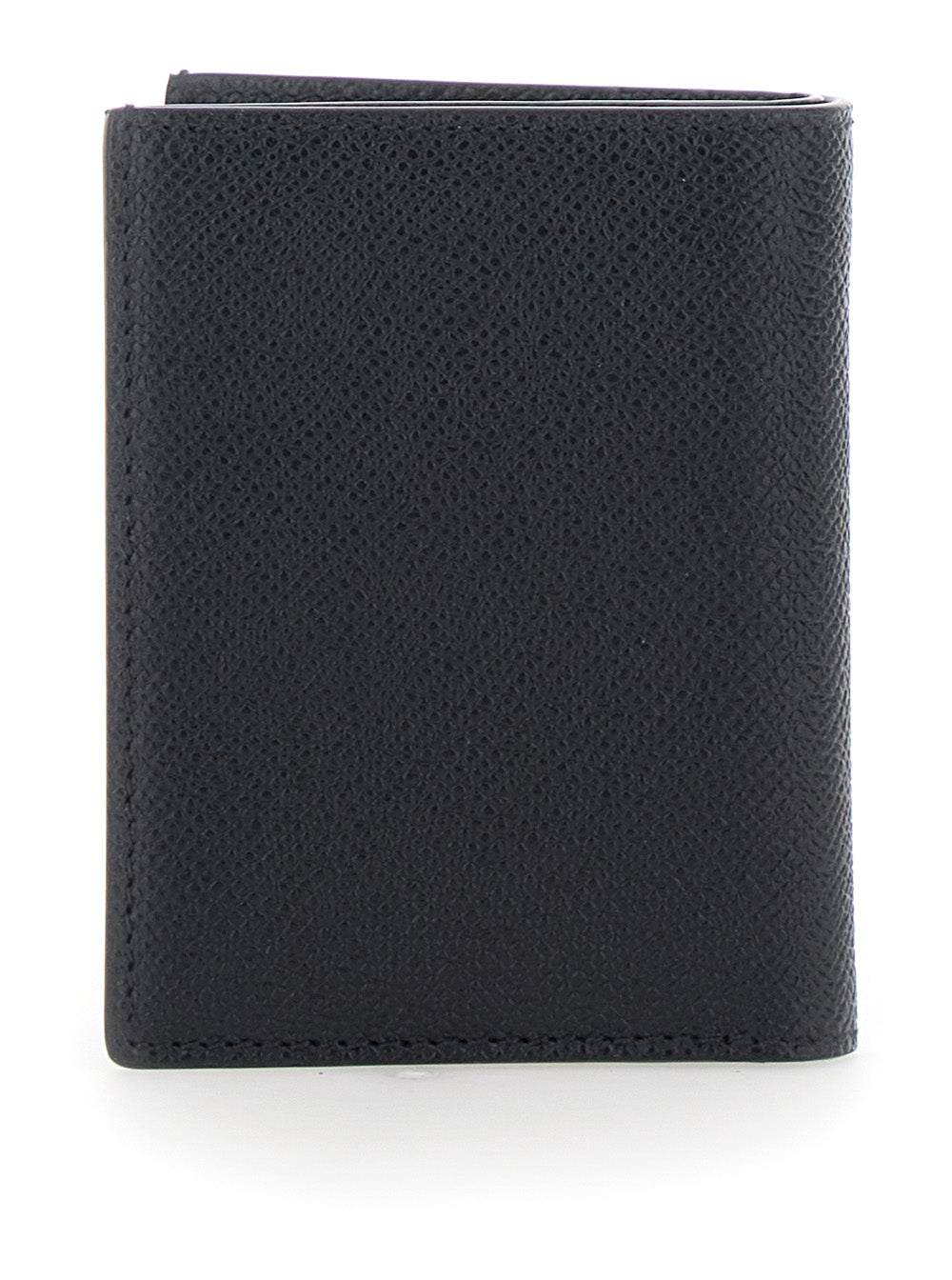 Card Older Tf Metal Black Calf Leather Products