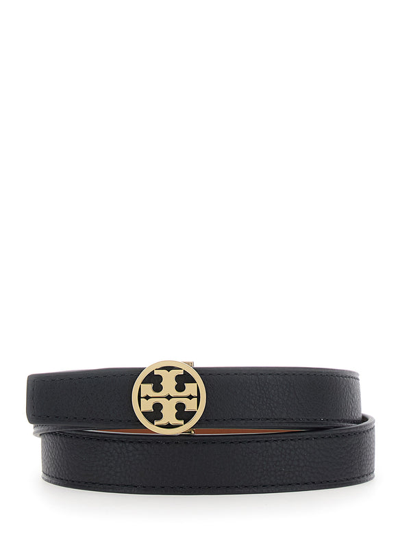 Belt Miller Reversible Black Leather Cow