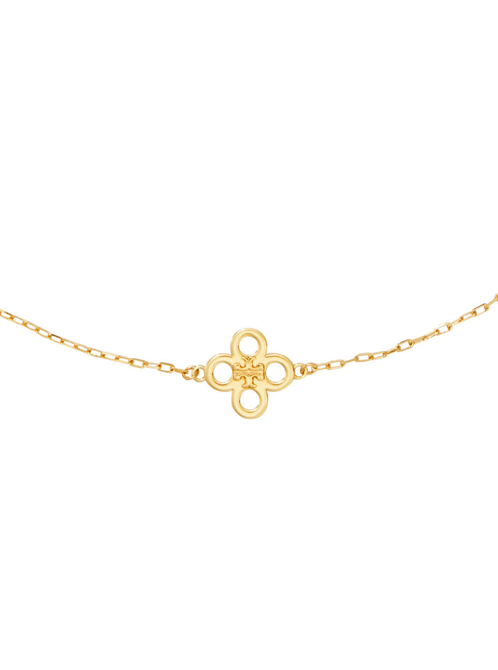 Forget Me Not Necklace With Zirconia And Colored Metal, Unisex Metallic Brass Cubic Necklaces