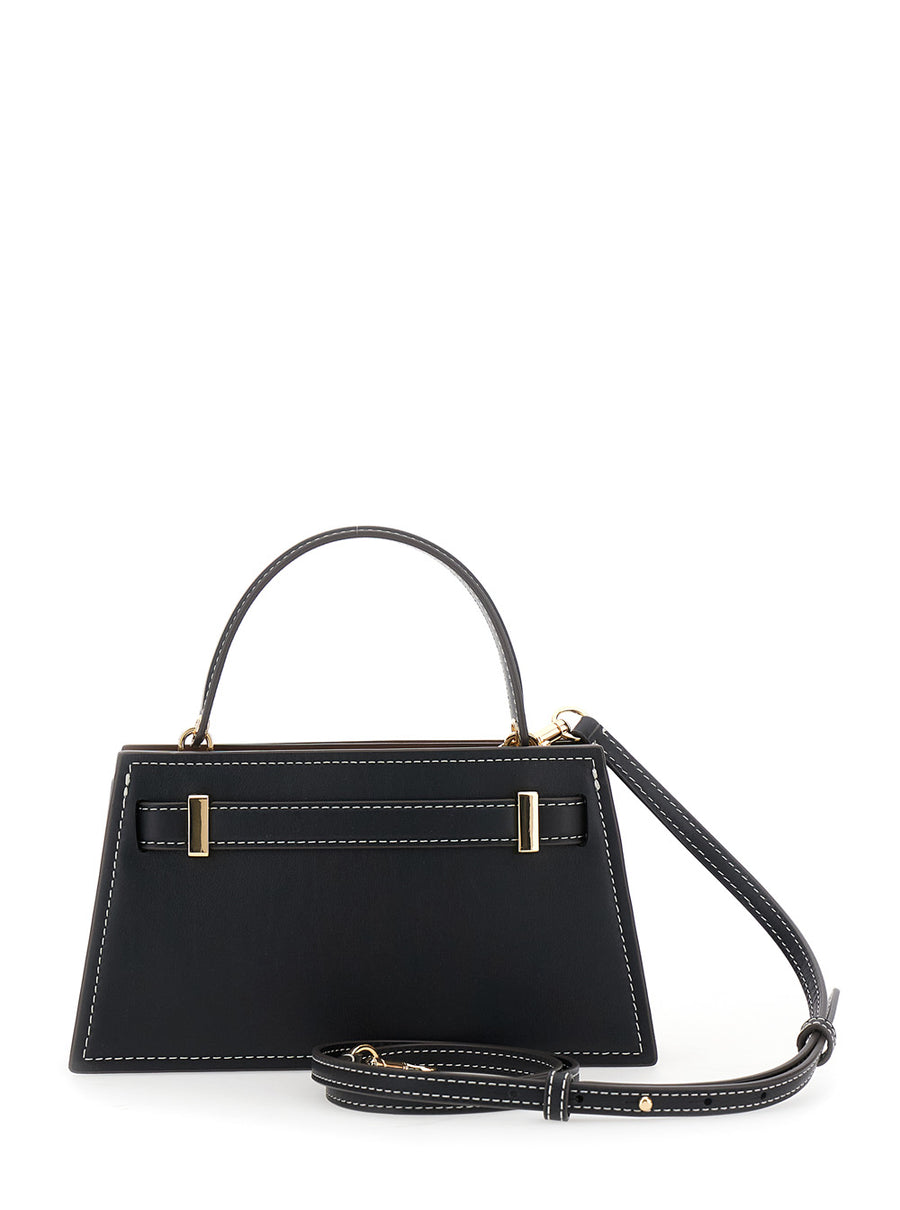 Shoulder Bag Lee Radziwill Black Leather Cowhide Handbags