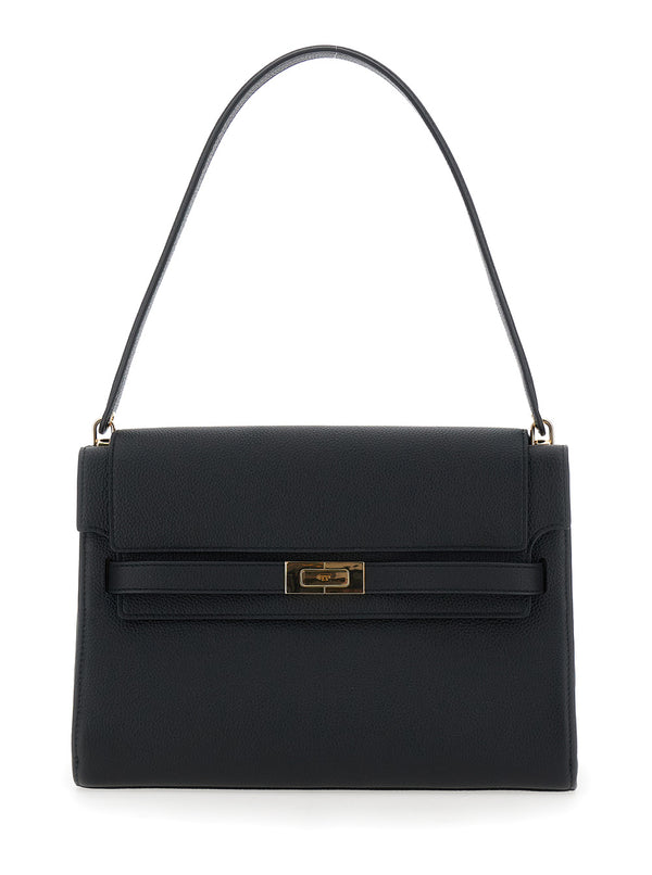 Shoulder Bag Lee Radziwill Black Leather Cow