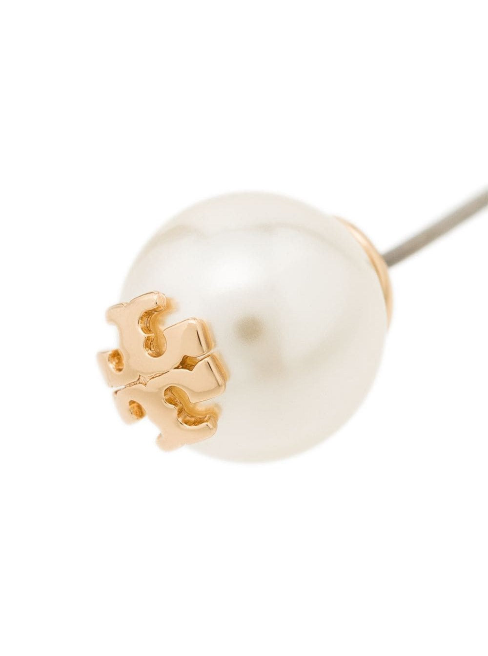 Moondance Pearl Stud Earrings Metallic