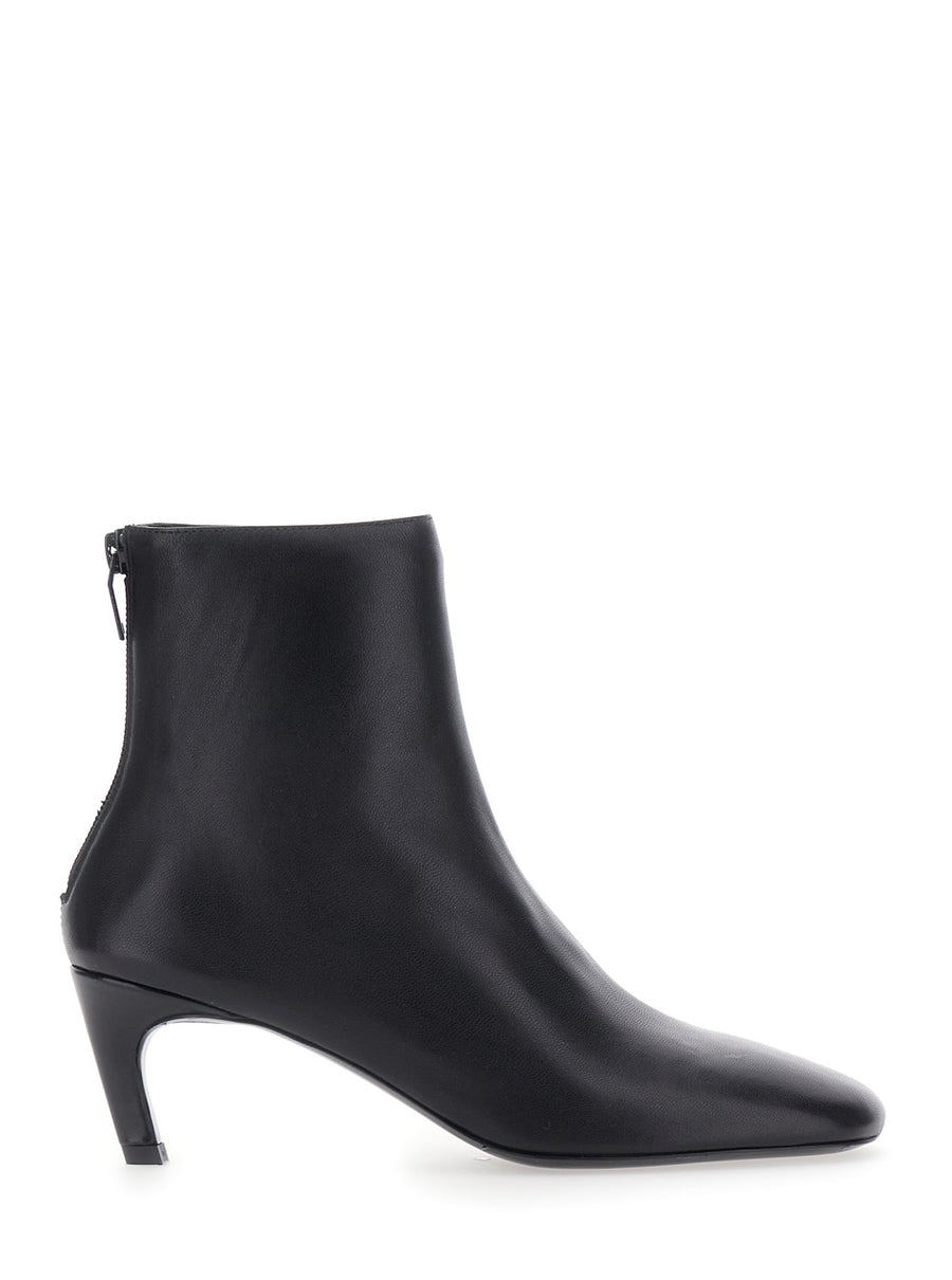 Ankle Boots Black Leather