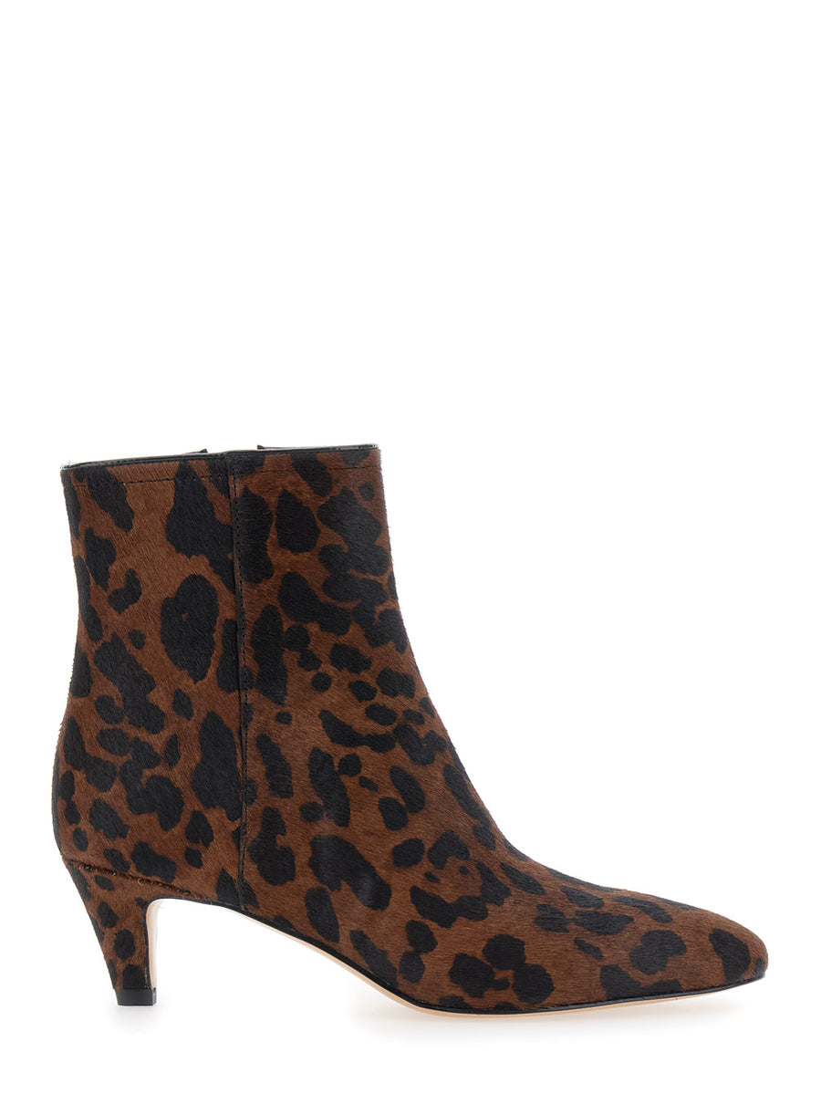 Ankle Boots Brown Polyurethane