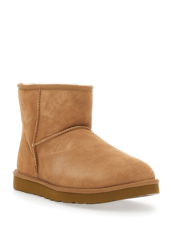 Boots Classic Mini Brown Suede Leather