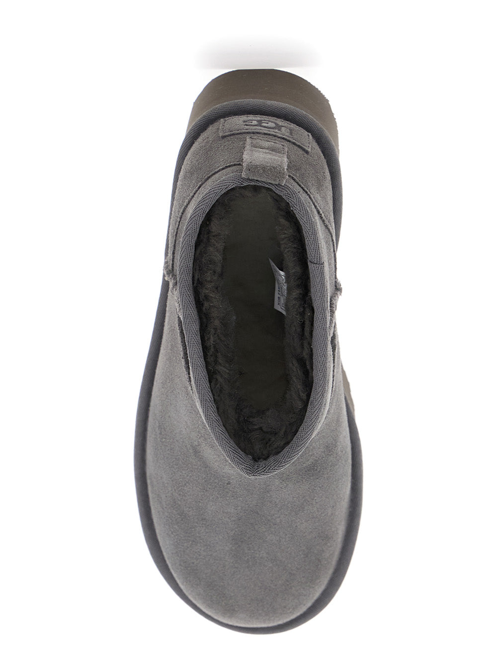 Pull On Ultra Mini Classic Suede Gray Boots For Women Grey Leather Ankle