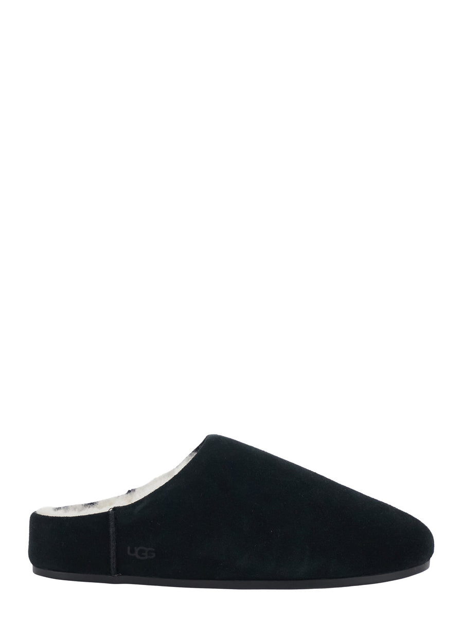 Mules Elea Slip On Black Synthetic Fur And Rubber