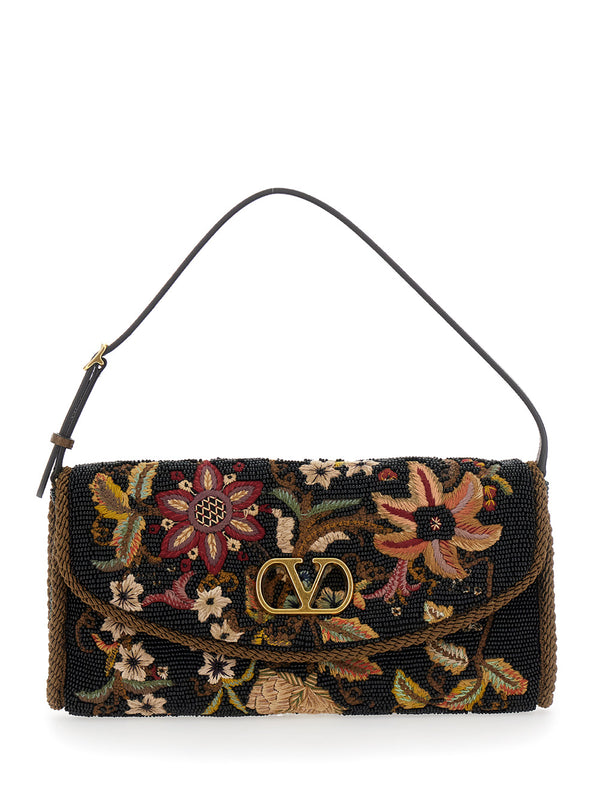 Shoulder Bag Vlogo Multicolour Silk