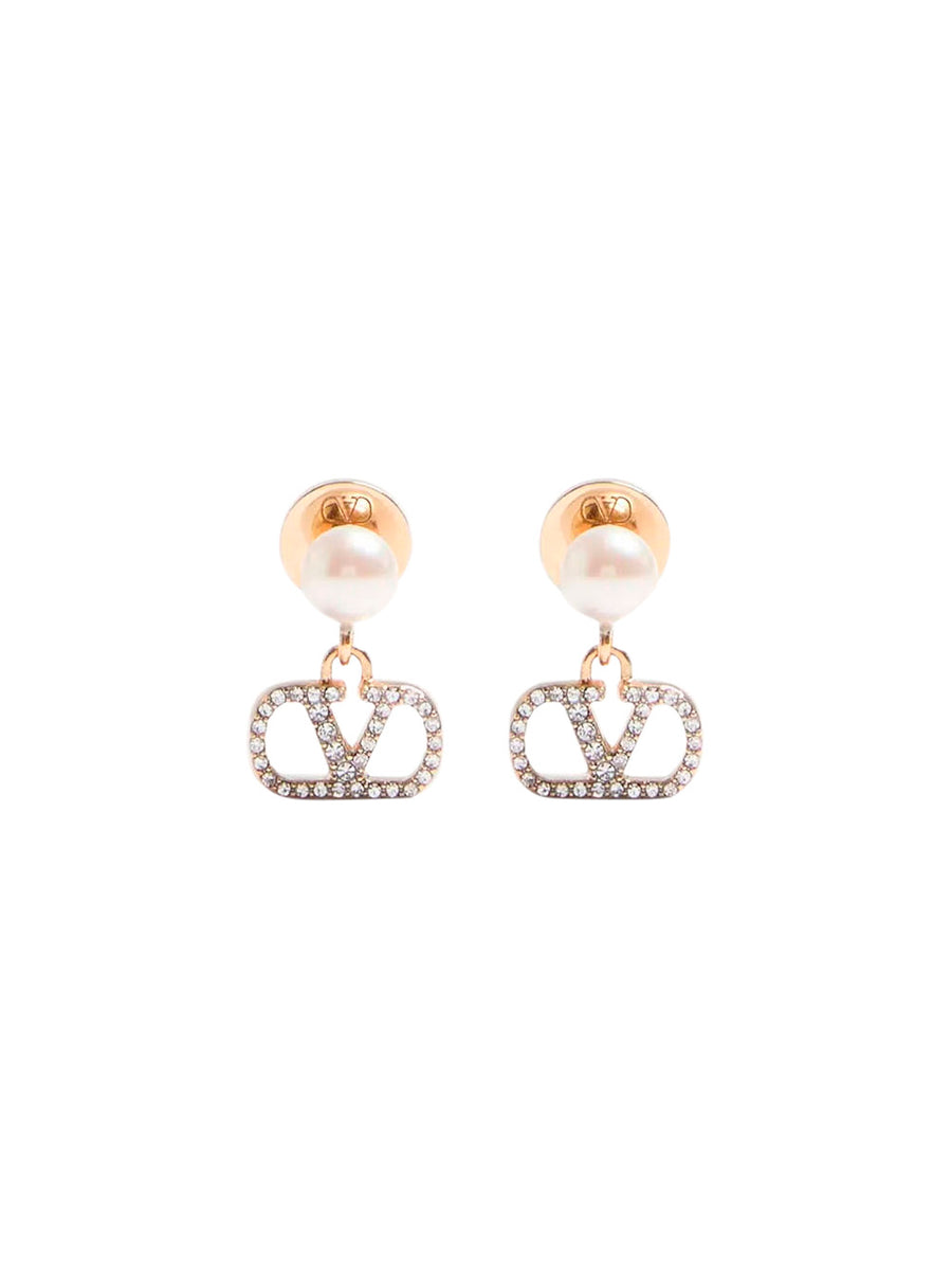 Drop Earrings Metallic Brass