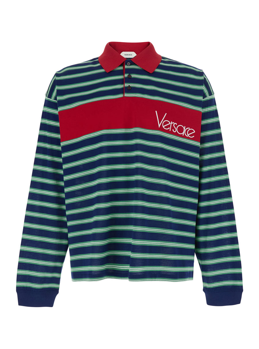 Cotton Polo Shirt Blue T-shirts