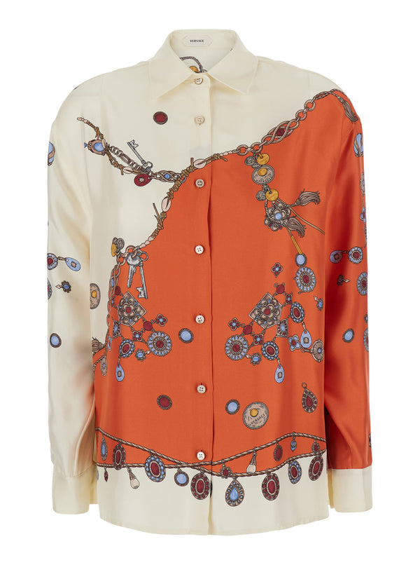 Shirt Multicolour Silk Blouses