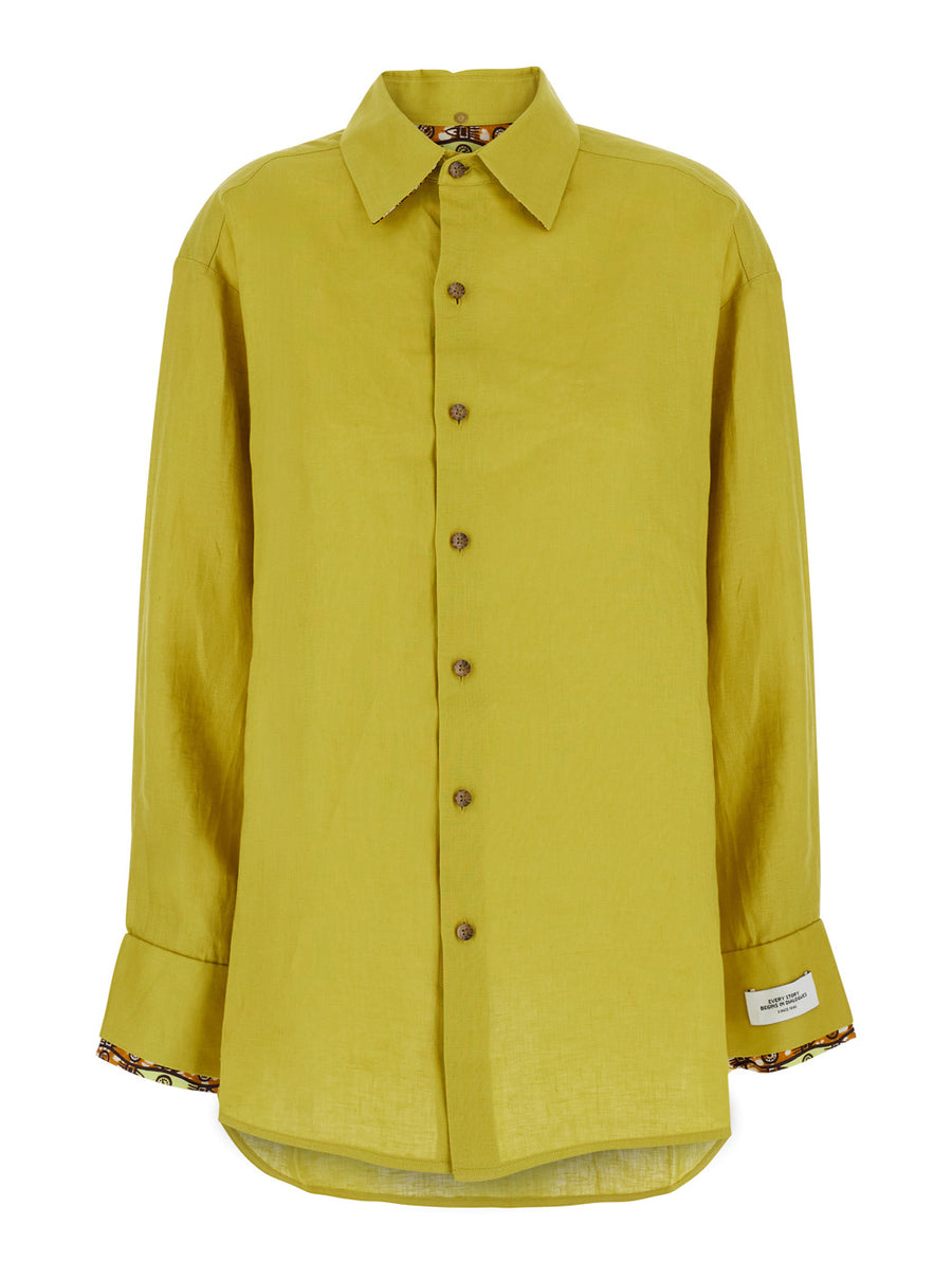 Shirt Dynamite Yellow Linen