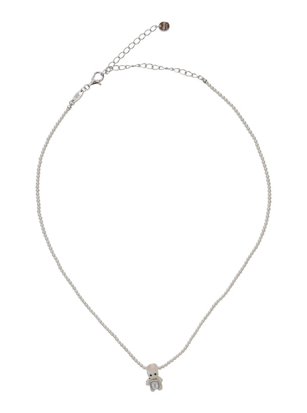 Necklace Woven Mini Rabbit White Mother-Of-Pearl Necklaces