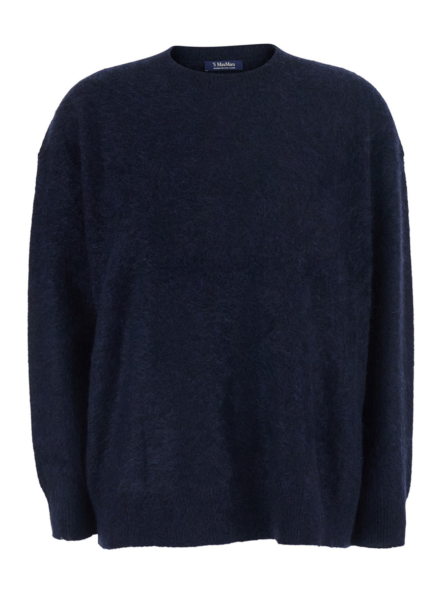 Sweater Maria V-Neck Blue Yak Tops