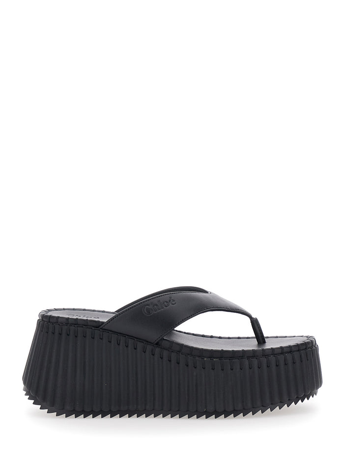 10x - Nama Black Flat Shoes