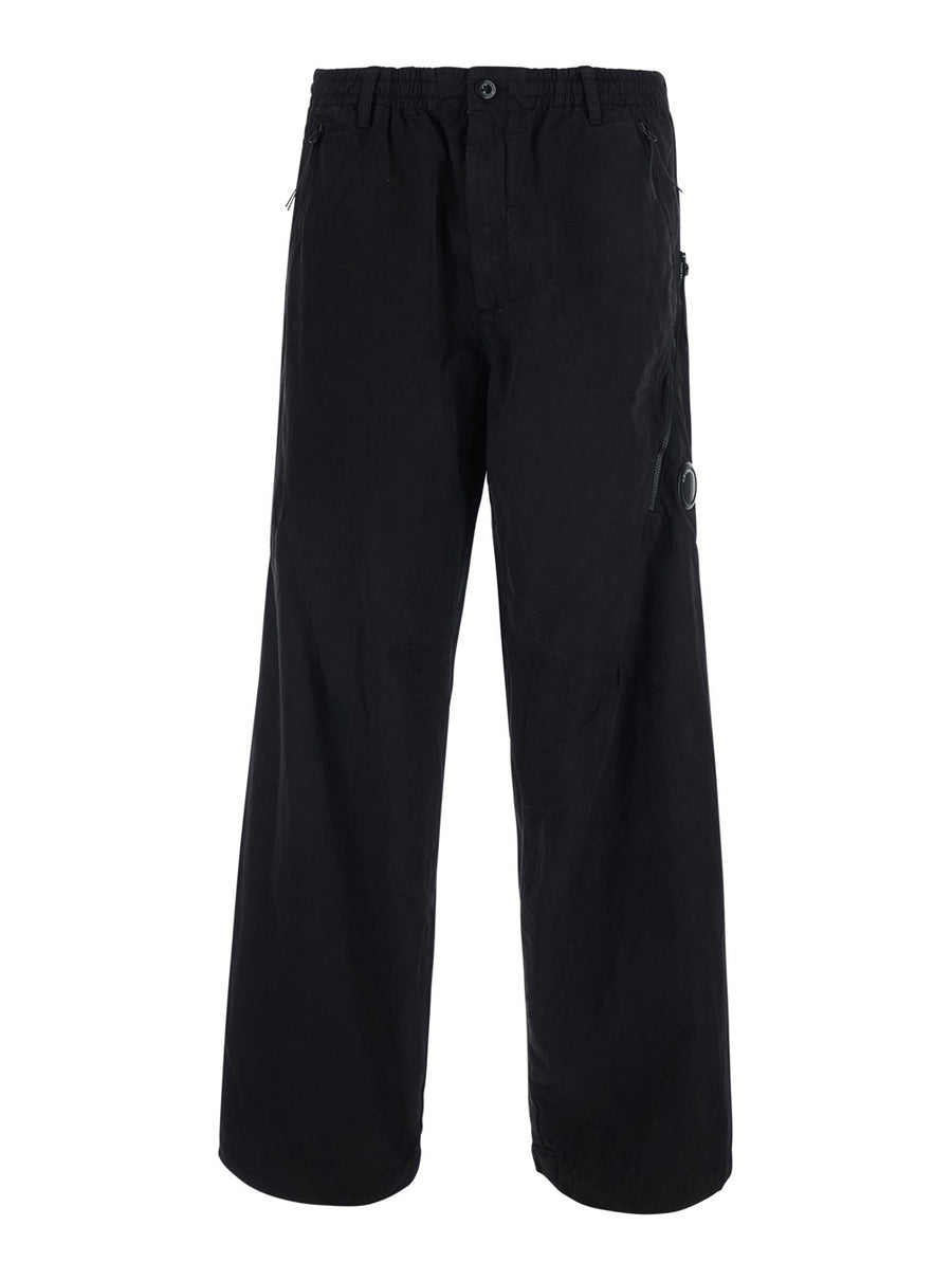 Cargo Pants Micro-Reps With Black Zip Cotton Trousers