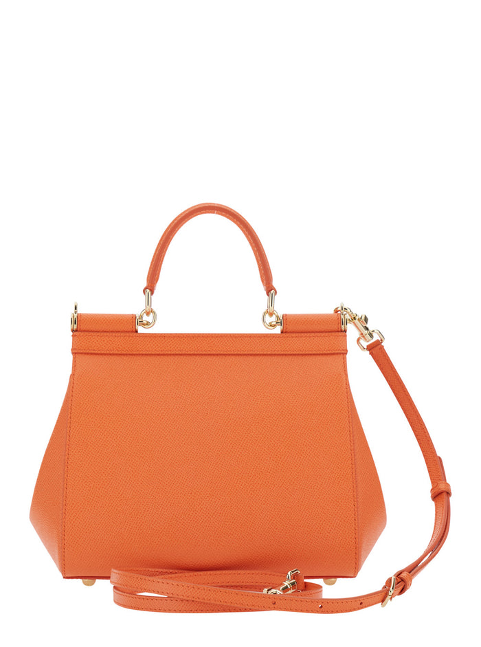 Sicily Medium Orange Hand Bags