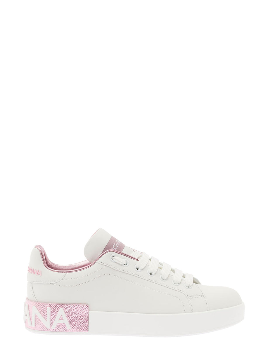 Sneakers Portofino White Leather Trainers