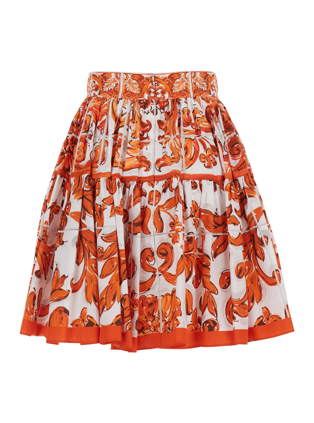 Maiolica Skirt Orange