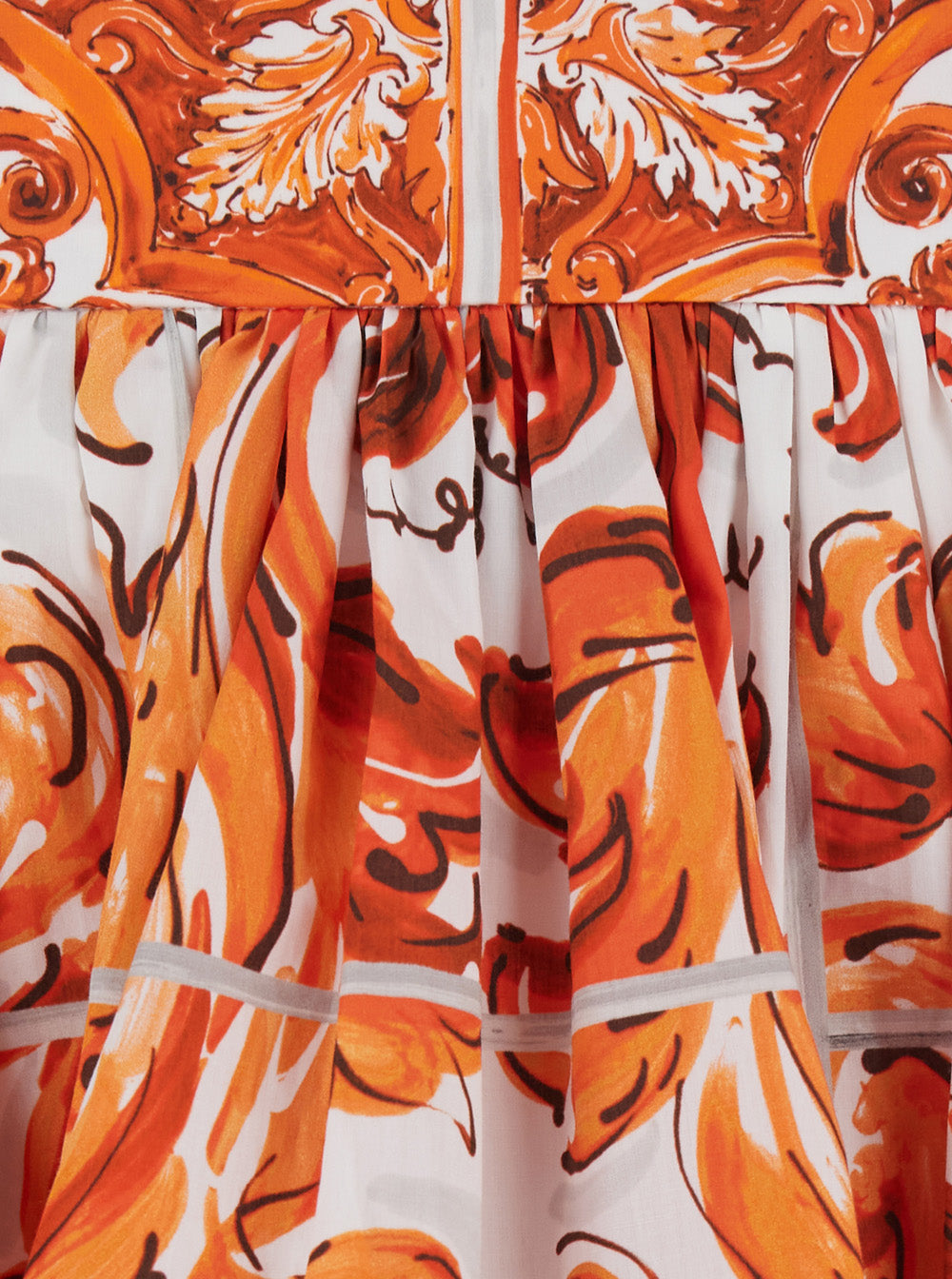 Maiolica Skirt Orange