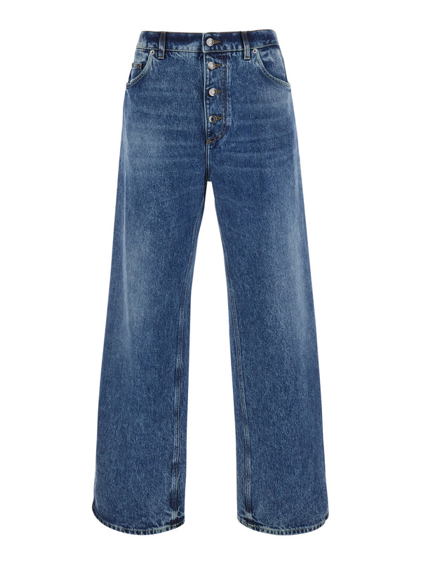 Mens Jeans Blue Denim