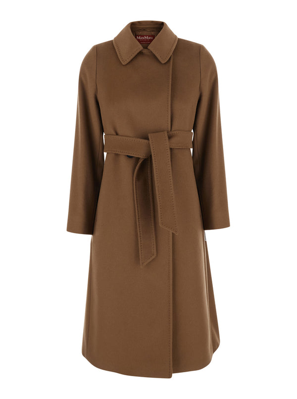 Coat Bcollag Brown Wool