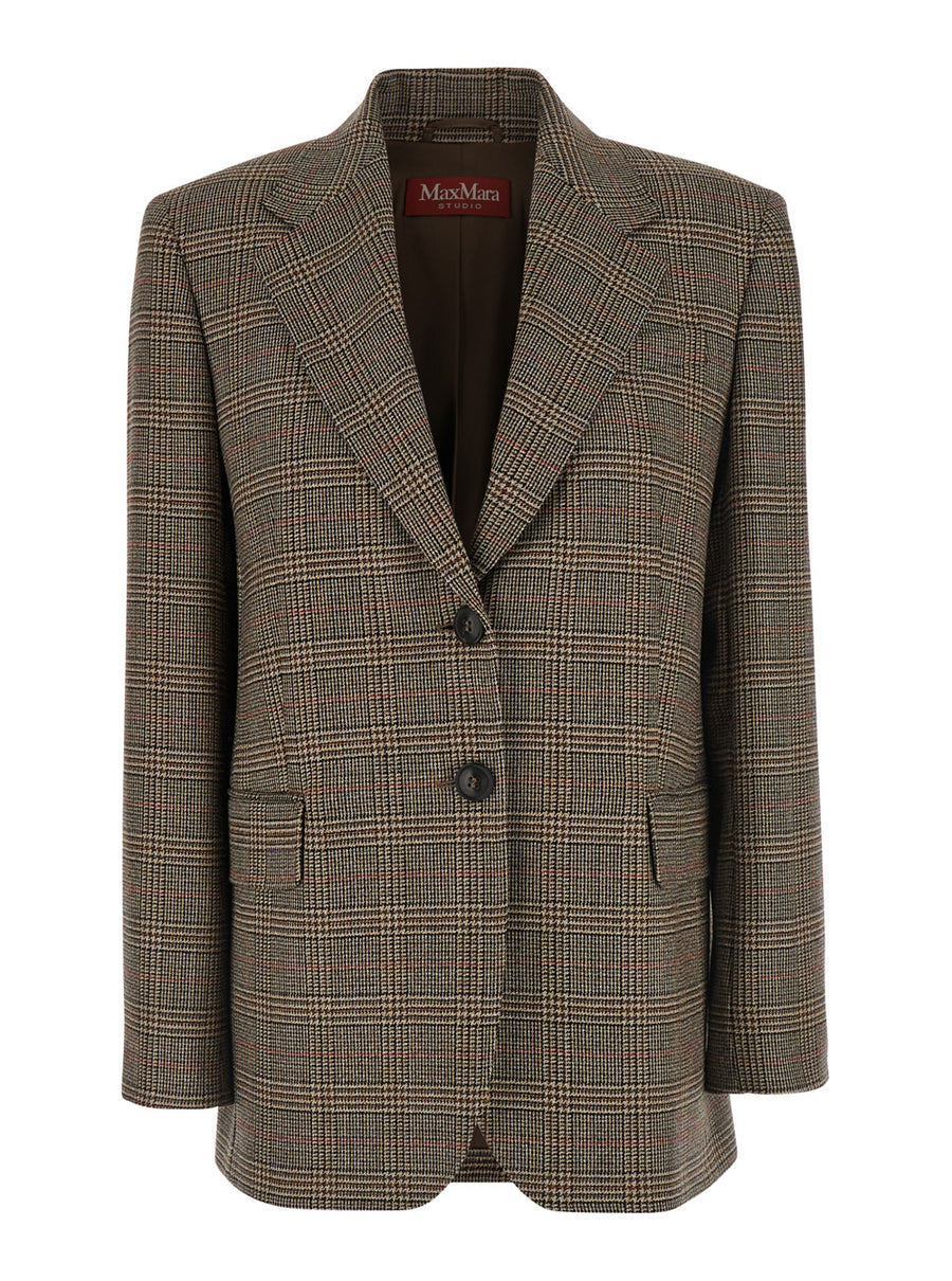 Jacket Mstalca Black Wool Blazers