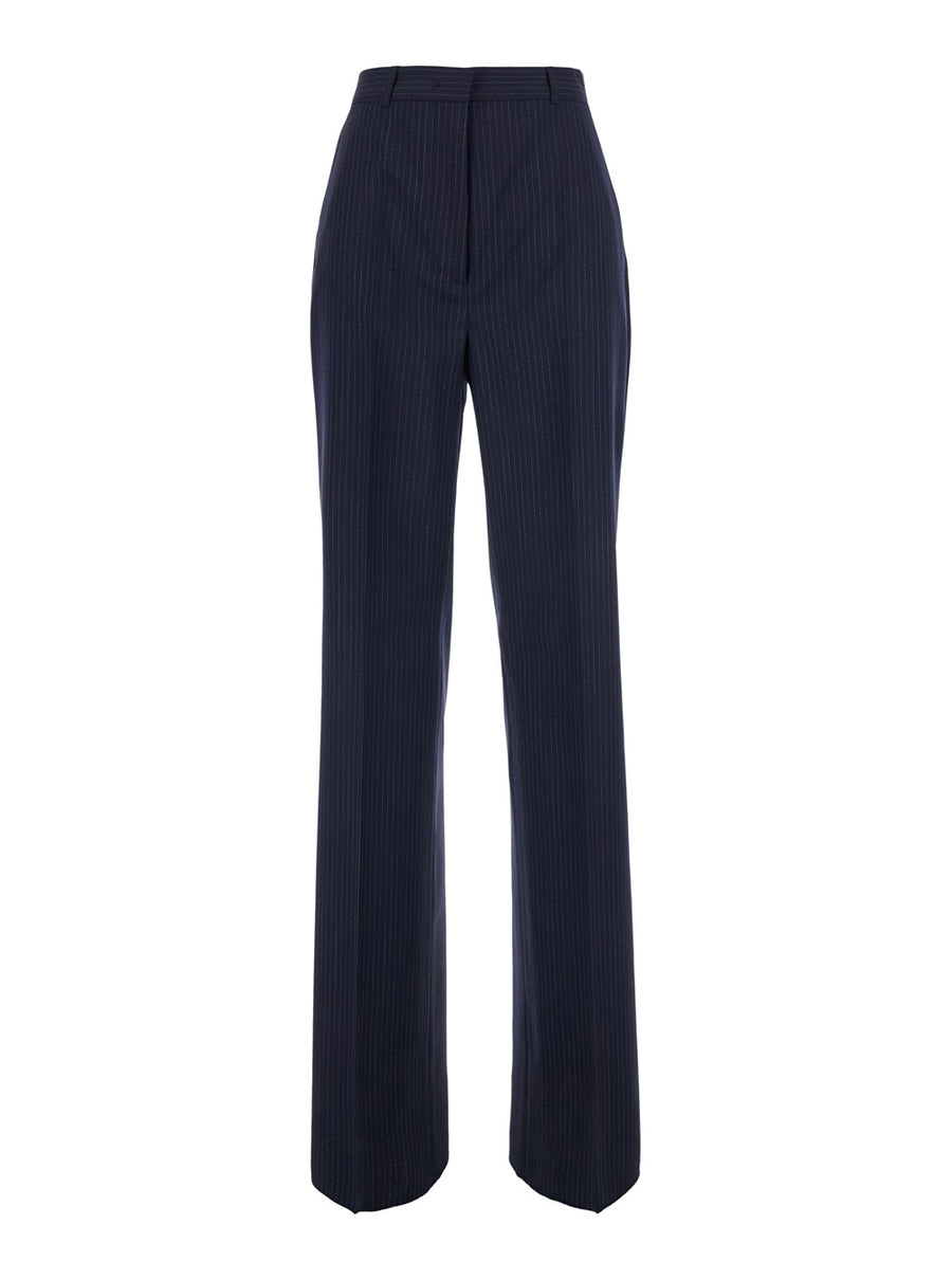 Trousers Blue Wool