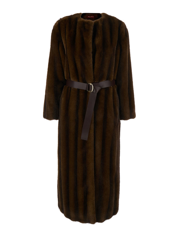 Coat Mstorma Brown Polyester