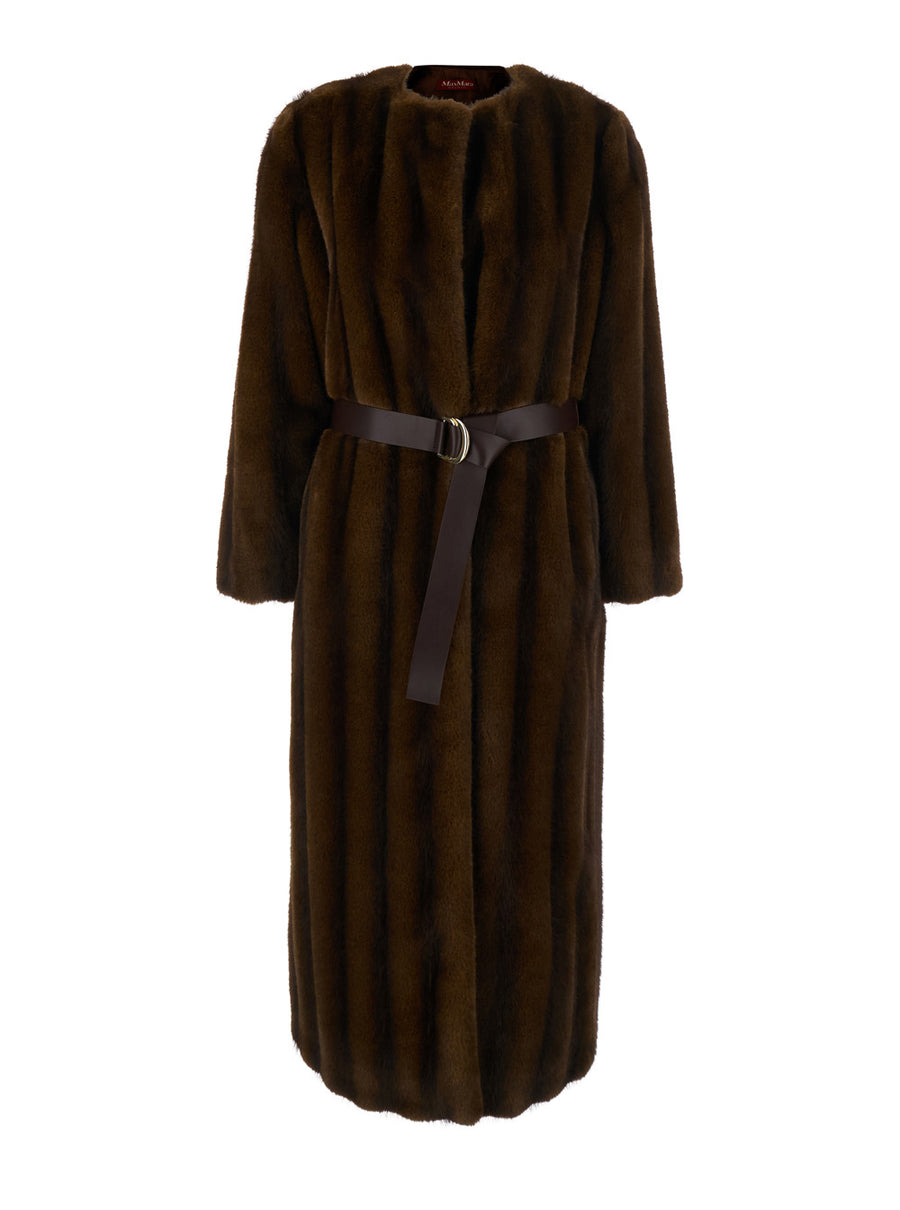 Coat Mstorma Brown Polyester