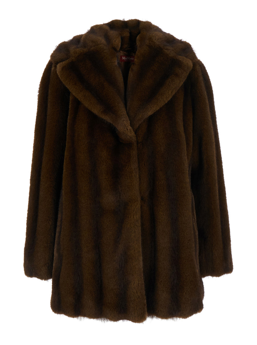 Jacket Mstneo Brown Tech Fabric Polyester Coat