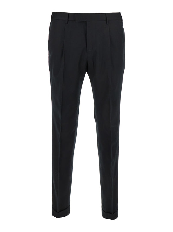 Trousers Black Virgin Wool