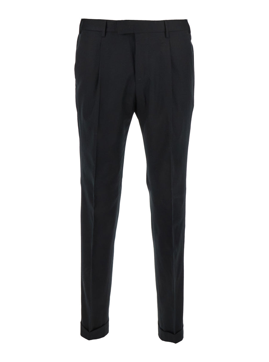 Trousers Black Virgin Wool