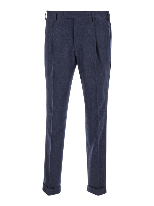 Slim Trousers Dark Blue