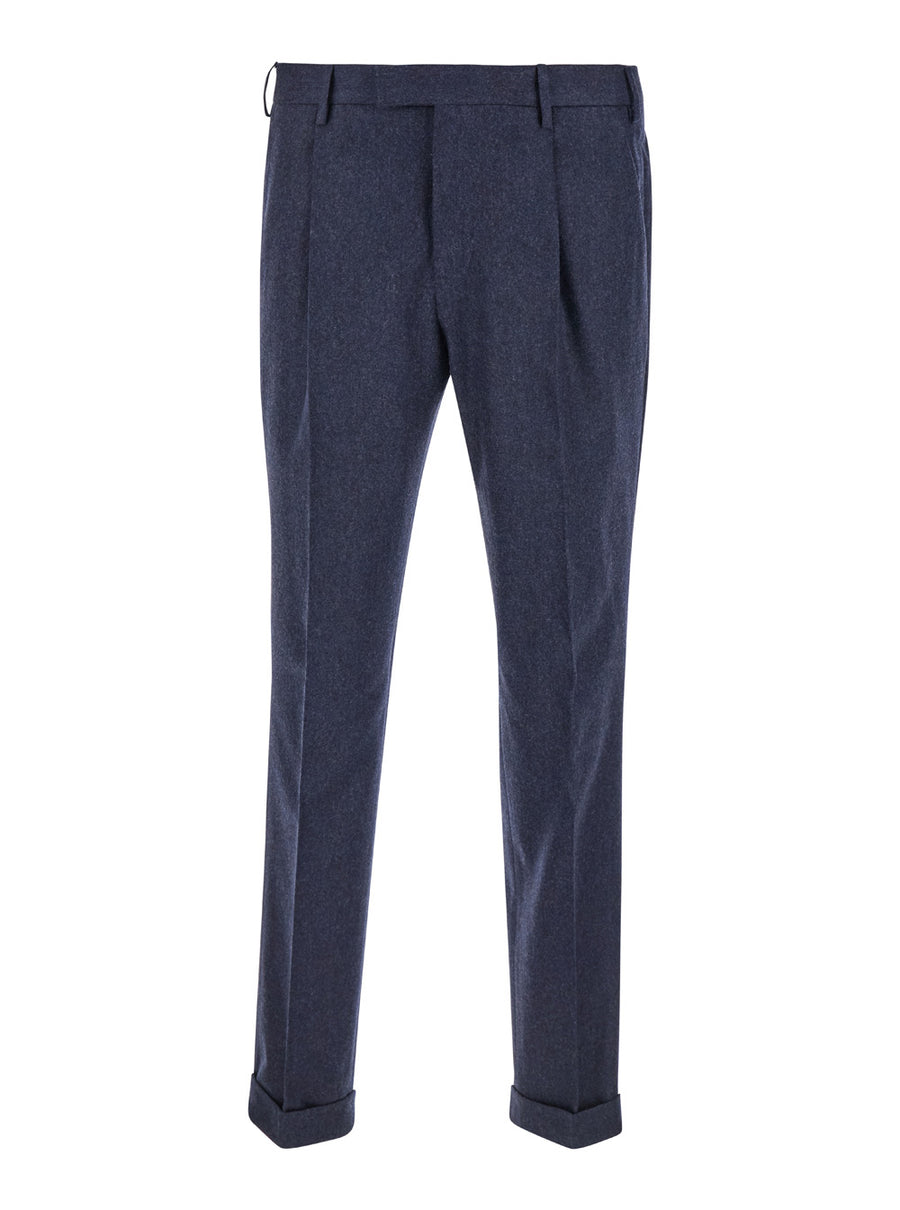 Slim Trousers Dark Blue