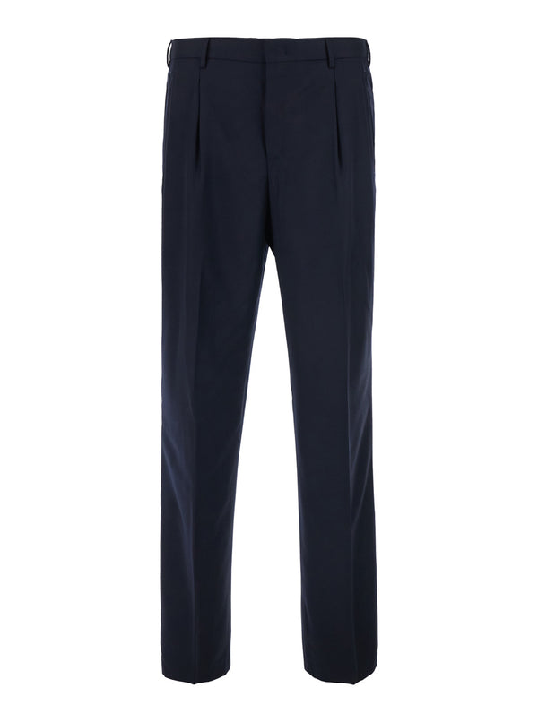 Trousers Tech Fabric Blue