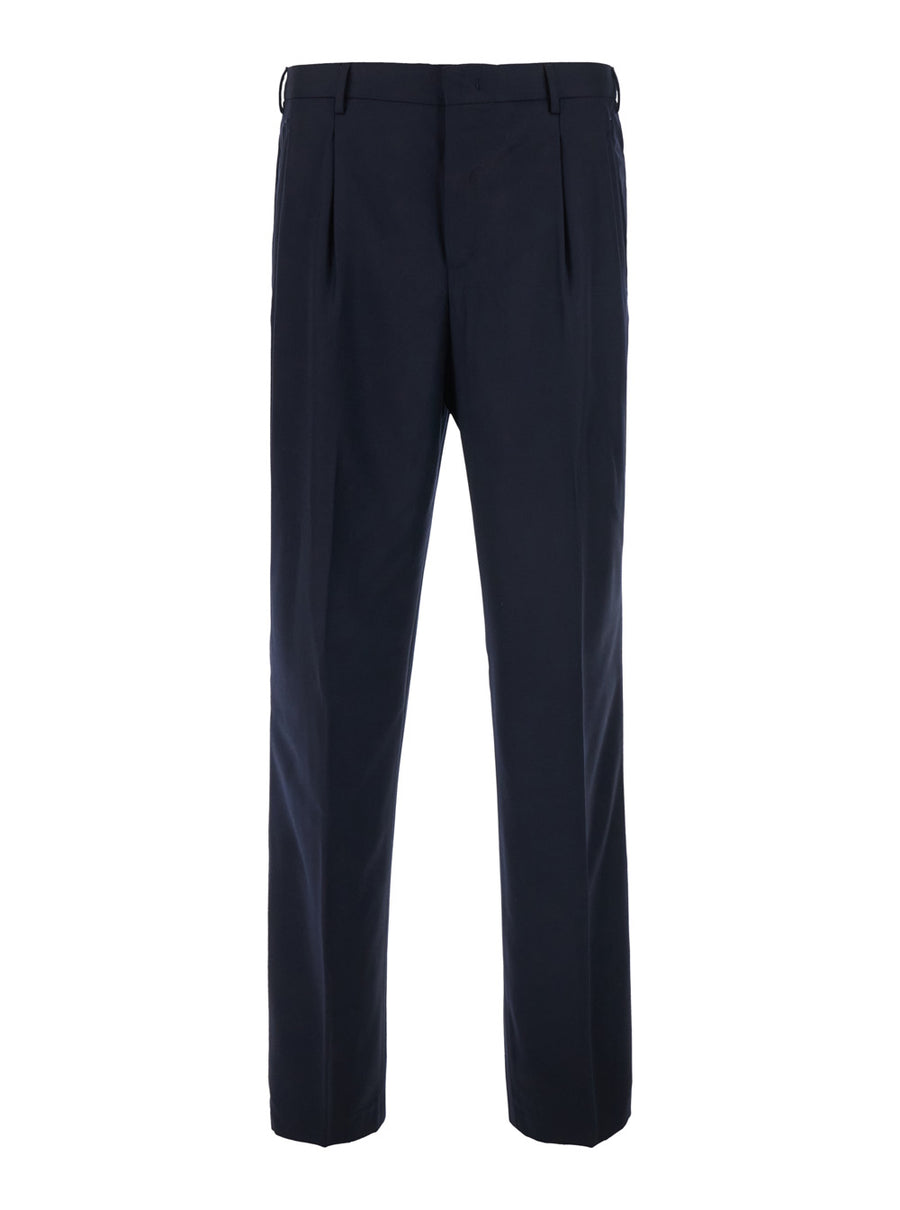 Trousers Tech Fabric Blue