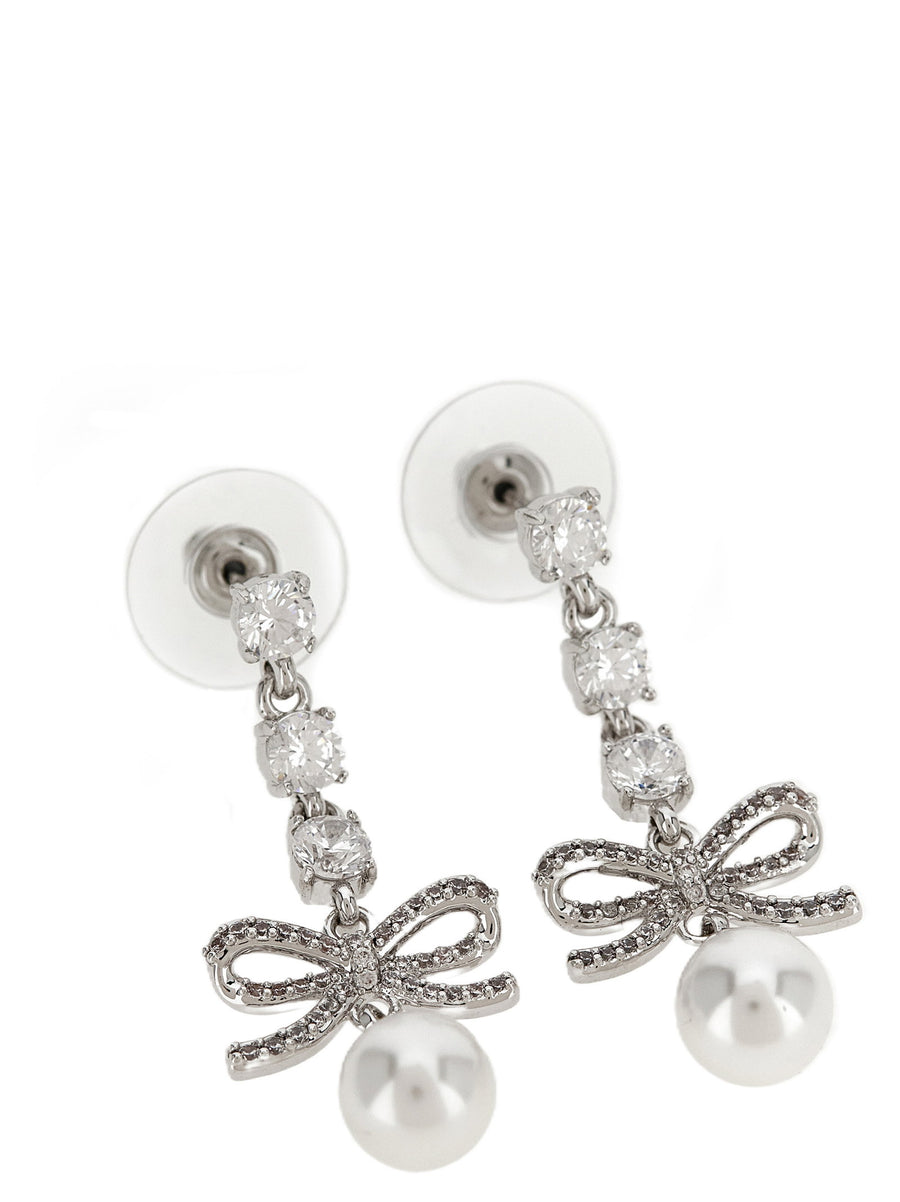 Self-Portrait Earrings — Silver