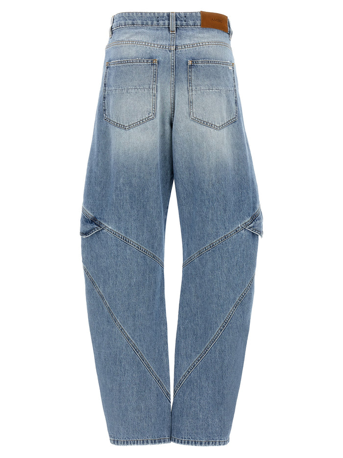 Panel jeans Light Blue Cotton