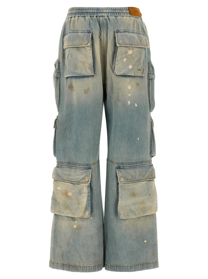 Cargo jeans Light Blue Cotton