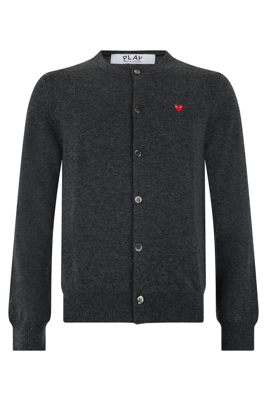 Wool Button Cardigan Grey Sweater