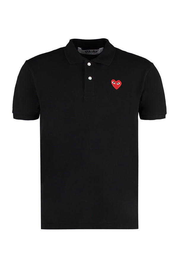 Polo Shirt Cotton Piqué Black
