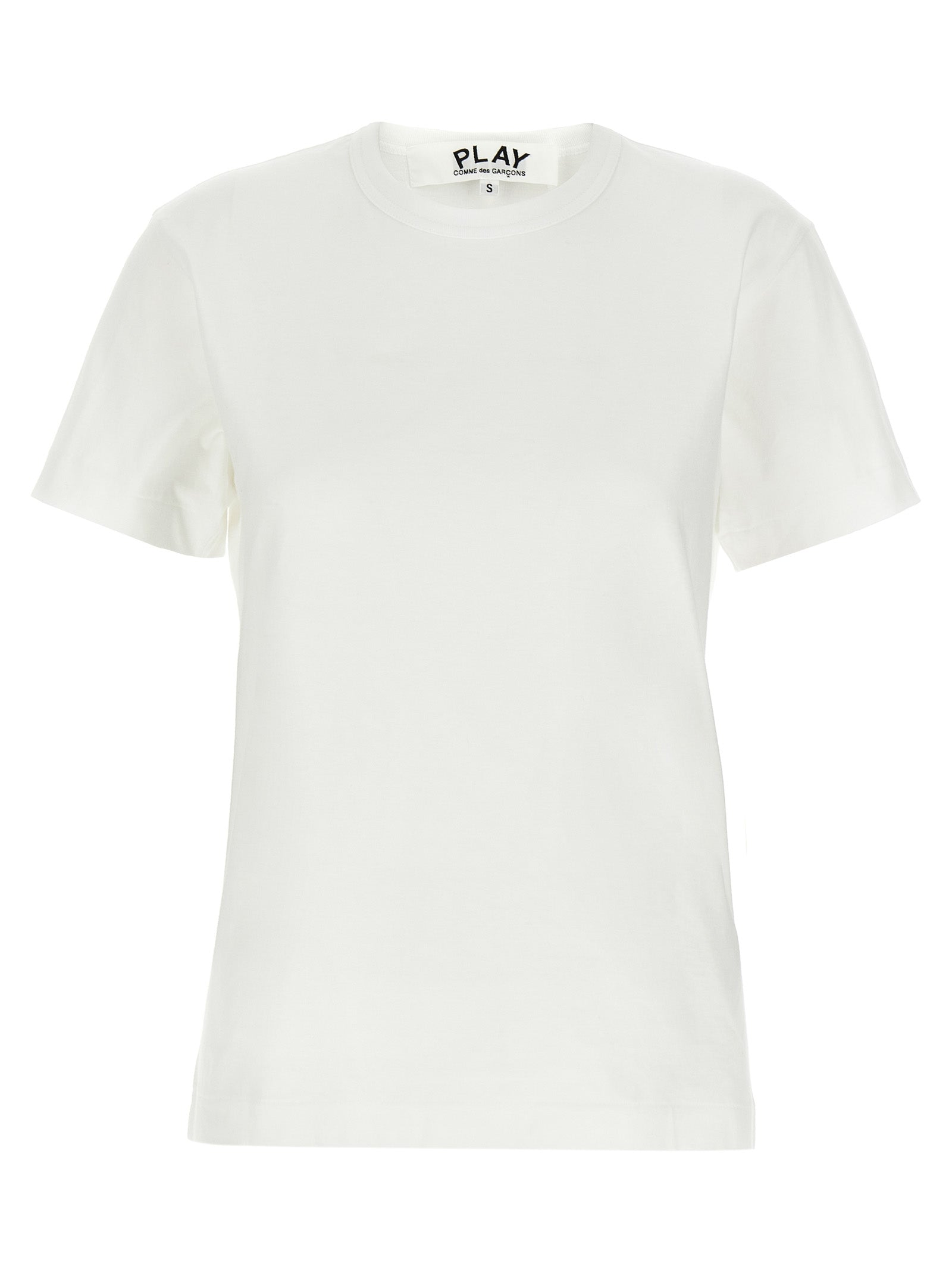 Heart Patch T-shirt White Cotton