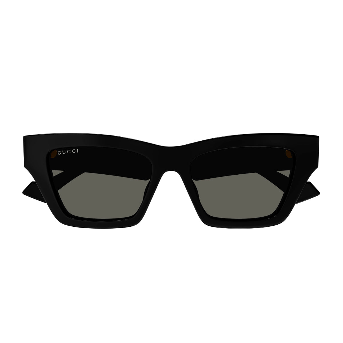 Gucci GG1753S Linea Emblem 001 Black Grey Nero Recycled Acetate Occhiali Da Sole